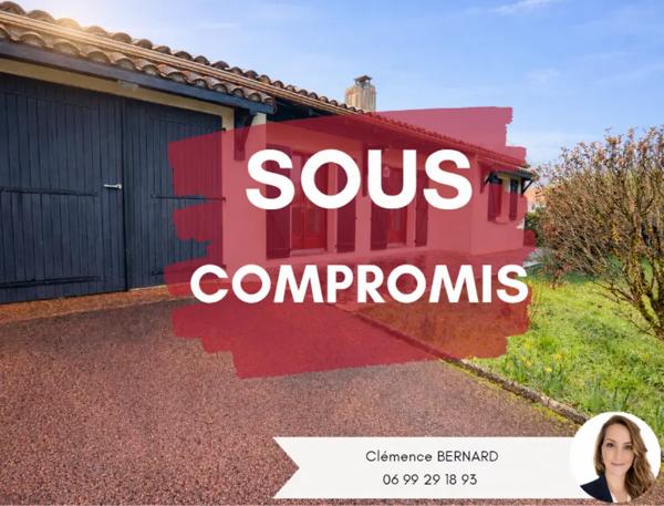 Maison plain-pied 87m2 - 2chambres et jardin