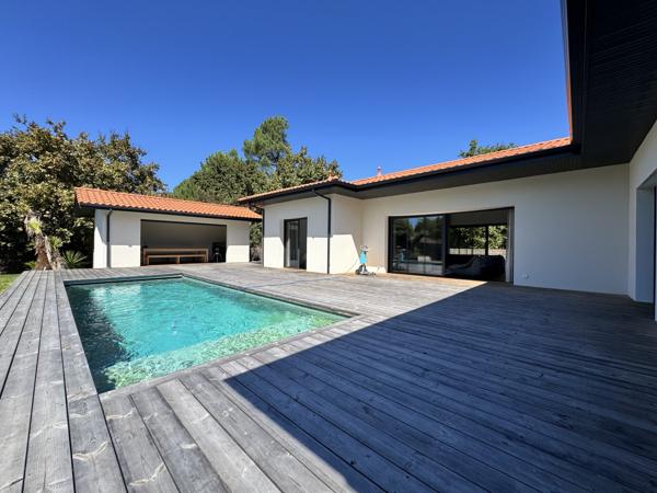 BIGANOS ! Maison 5P de 157 m2, piscine, parcelle de 2000 m2 !