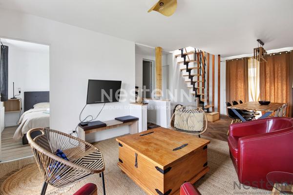 VENTE MAISON AVEC TERRAIN CONSTRUCTIBLE QUARTIER SAINT-MICHEL VUE PANORAMIQUE SUR LE LÉGUÉ ET LA MER