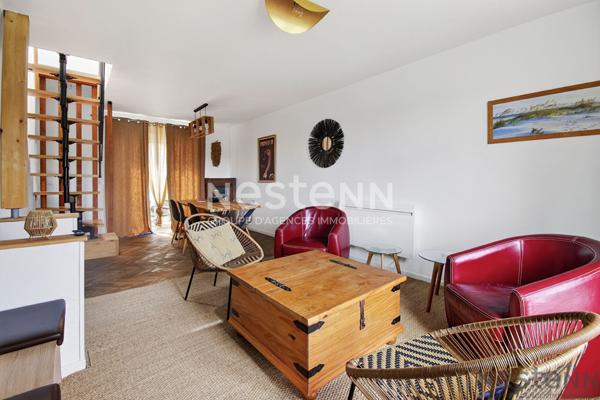 VENTE MAISON AVEC TERRAIN CONSTRUCTIBLE QUARTIER SAINT-MICHEL VUE PANORAMIQUE SUR LE LÉGUÉ ET LA MER