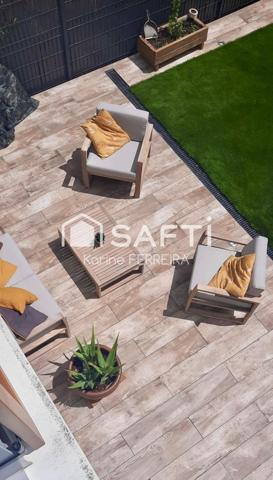 Maison familiale de 2016 – Suite parentale, salon parquet chaleureux & jardin avec terrasse