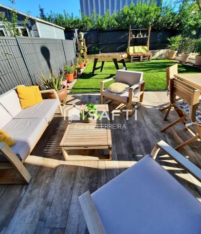 Maison familiale de 2016 – Suite parentale, salon parquet chaleureux & jardin avec terrasse