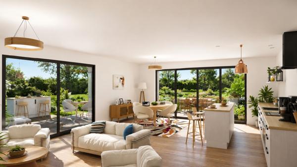 Terrain + Maison à vendre 5 pièces - 135 m²