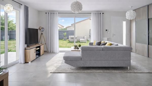 À vendre - Maison plain-pied, 5 pièces située à Charvieu-Chavagneux (38230)