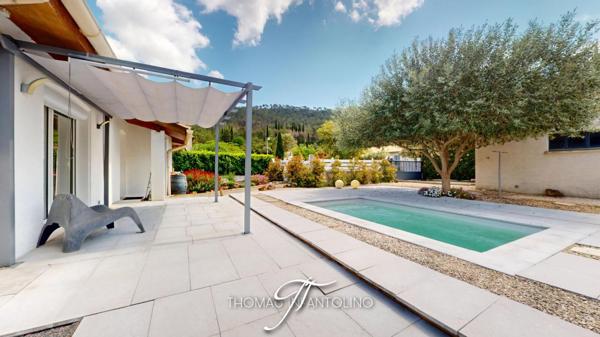 EN EXCLUSIVITE - PLAIN PIED - 3 CHAMBRES - CLIMATISATION GAINABLE - PISCINE - GARAGE