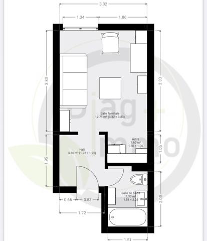 FREJUS PLAGE - Studio à deux pas de la plage - Résidence avec piscine