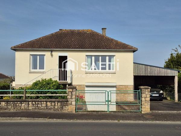 maison sur sous-sol avec vie de plain-pied