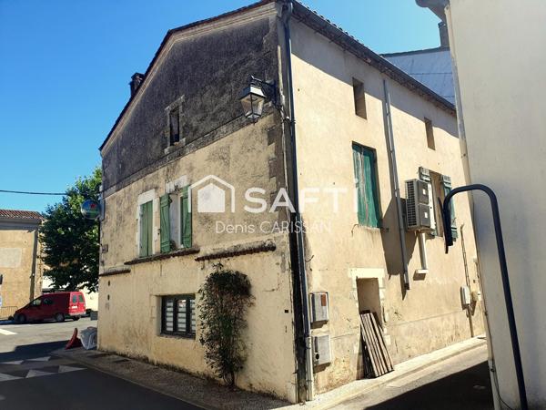 Immeuble: commerce/retauration + appartement - Centre bourg