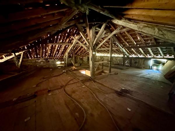 Maison T5 d'environ 100m² avec combles aménageables, dépendance non attenante sur un terrain de 4300m² en totalité.