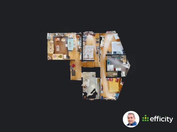 Appartement 4 pièces - 90 m² Exclusivité efficity