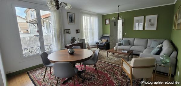 Maison de plain-pied à Nanterre, proche Rueil-Malmaison et futur Paris