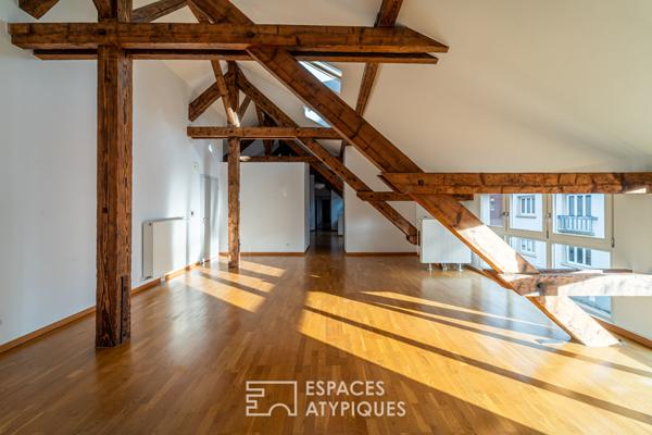 Dernier étage en coeur de ville