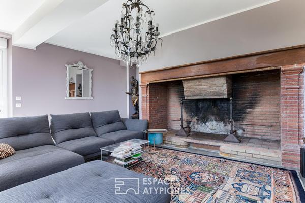 Maison de maître revisitée, esprit contemporain et parc arboré