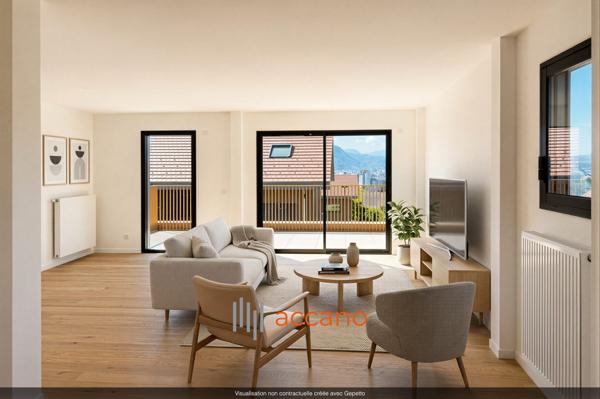 Duplex avec vue montagne