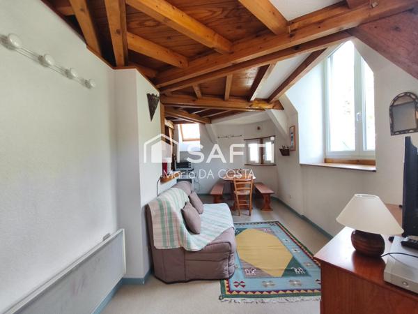6 couchages possibles +casier à ski et garage