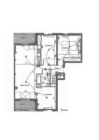 Appartement à vendre 4 pièces 79 m² Saint-Herblain