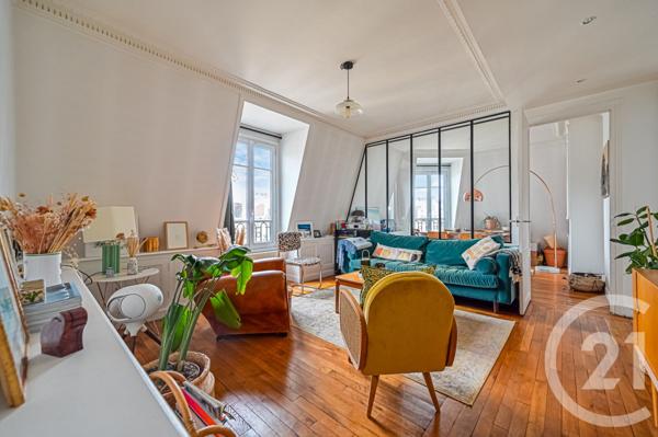 Appartement F3 à vendre  3 pièces - 60,50 m2 PARIS - 75018