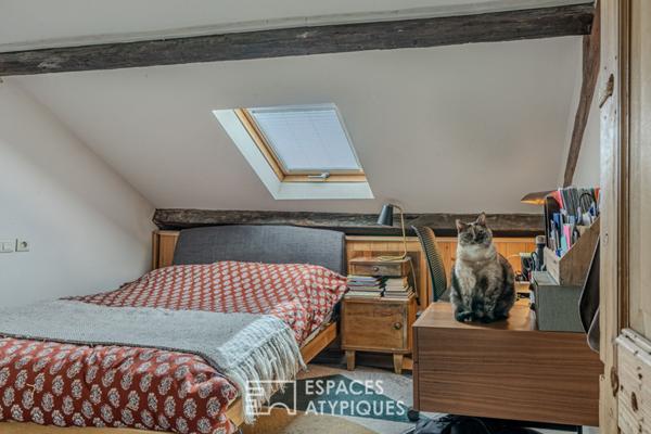 Refuge bohème en duplex sous les toits de Nantes – 6 pièces