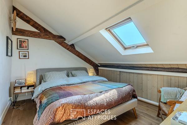 Refuge bohème en duplex sous les toits de Nantes – 6 pièces