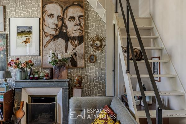 Refuge bohème en duplex sous les toits de Nantes – 6 pièces