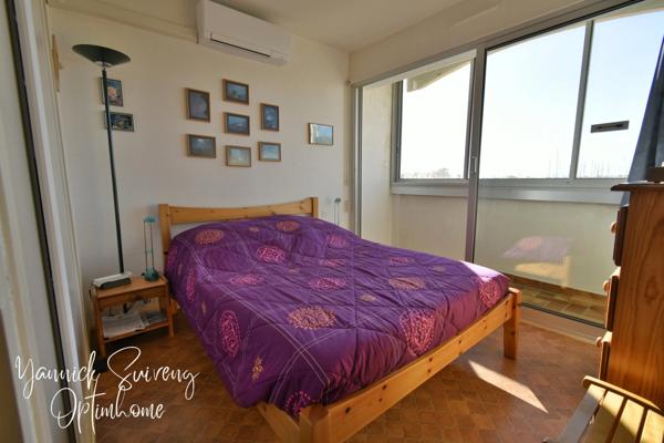 APPARTEMENT T2 CABINE - MAGNIFIQUE VUE SUR LE PORT DE PLAISANCE