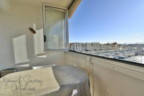APPARTEMENT T2 CABINE - MAGNIFIQUE VUE SUR LE PORT DE PLAISANCE