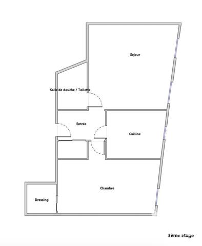 Appartement à vendre 2 pièces 49 m² Fontenay-aux-Roses