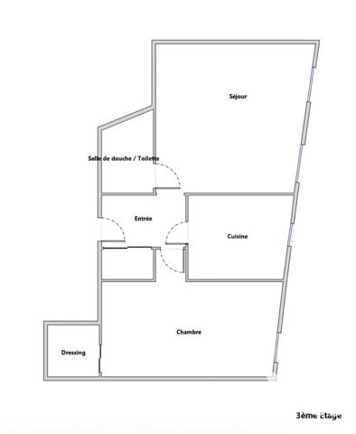 Appartement à vendre 2 pièces 49 m² Fontenay-aux-Roses