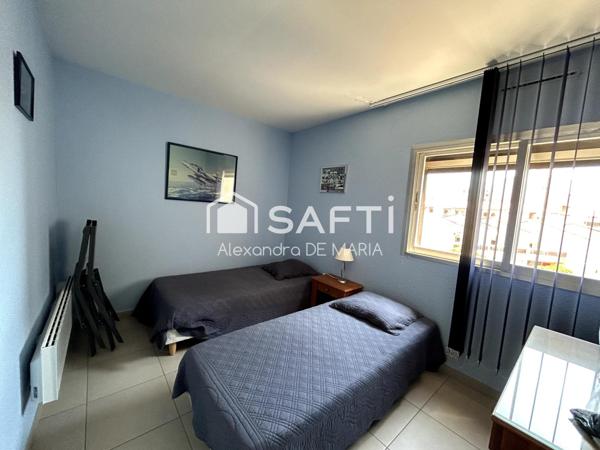 Appartement T3 vue mer, accés direct plage, parking sécurisé