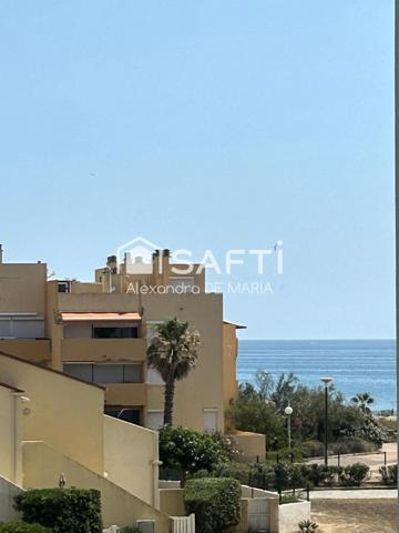 Appartement T3 vue mer, accés direct plage, parking sécurisé