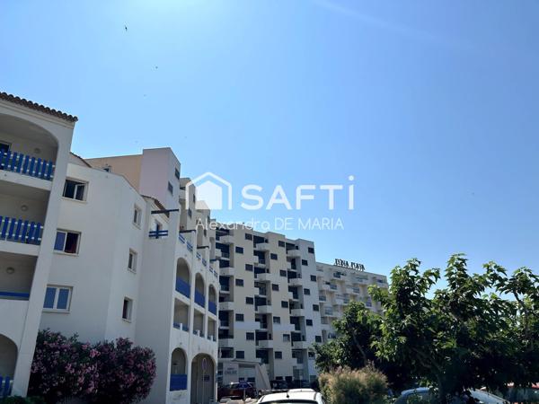 Appartement T3 vue mer, accés direct plage, parking sécurisé