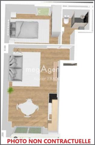 Appartement à Saint-Gilles-Croix-de-Vie, 85800 - 2 pièces 38m²