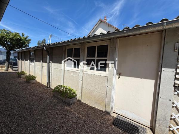 Maison avec vie de plain-pied, 4 chambres.