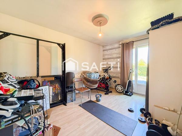 Maison 150m², grand séjour, 4 chambres et sous-sol