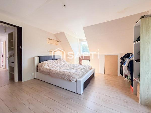 Maison 150m², grand séjour, 4 chambres et sous-sol