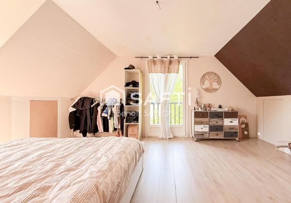 Maison 150m², grand séjour, 4 chambres et sous-sol