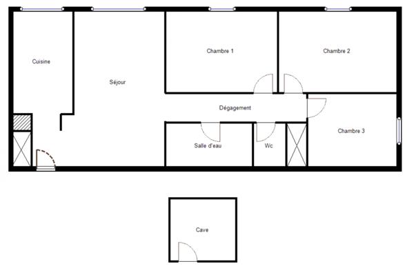 Appartement à vendre 4 pièces 66 m² Marseille 14