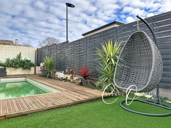 Villa 4 chambres, garage attenant et piscine