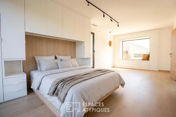Villa contemporaine d’exception aux portes de Thuir avec vue sur le Canigou