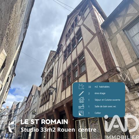 Studio à vendre 33 m² Rouen