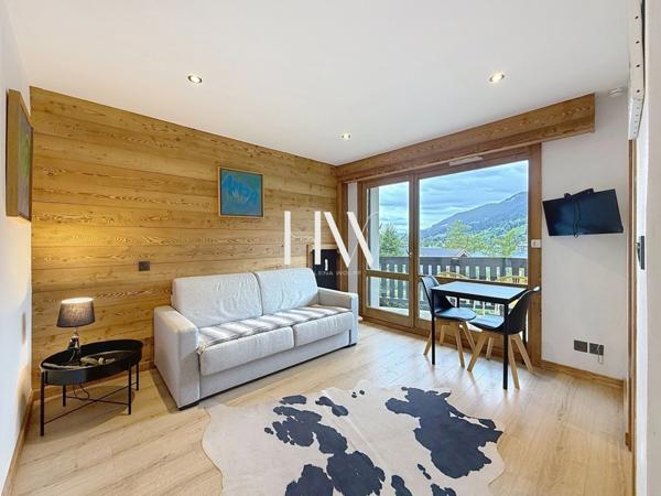 Charmant appartement meublé de 25 m² à quelques minutes du centre de Megève