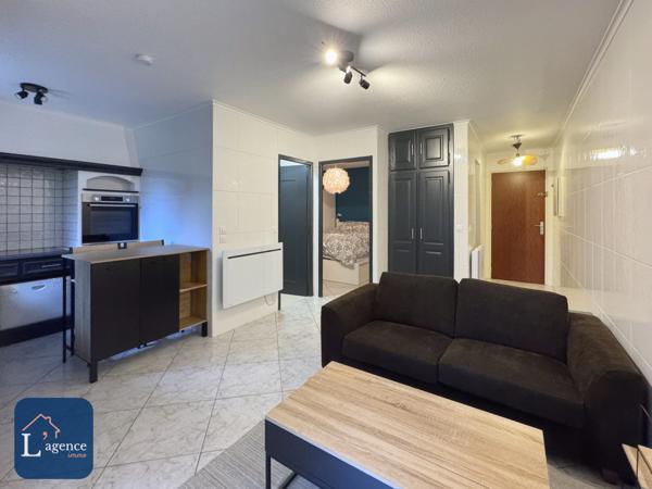 Appartement T2 de 35 m² en rez-de-jardin – Cave et place de parking privée