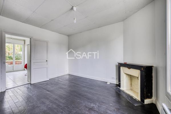 Appartement de 2 pièces en rez-de-jardin