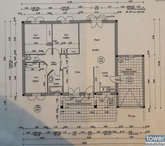 Propriete
                                                                                                                                                                                                                                                                                                                        4 pièce(s)                                                                                                                                                                                                          3 chambre(s)                                                                                                                                                                                                          80.72  m²
