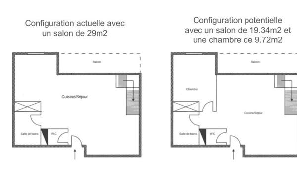 Appartement à vendre    2 pièces • 46 m2 Capbreton