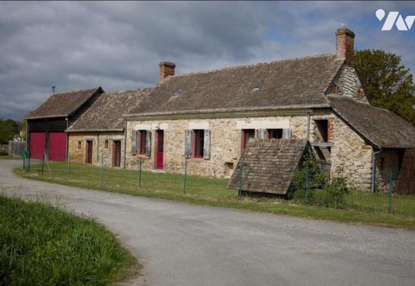Maison de qualité 134m2 sur terrains de 4000m2, 4 chambres, au calme à 5 min de Ruaudin et de Changé