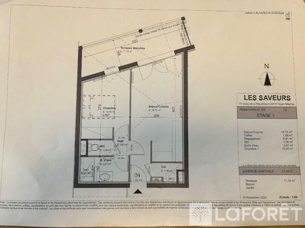 Achat appartement Gujan-Mestras - 2 pièce(s) - 37 m² - 213 000 €