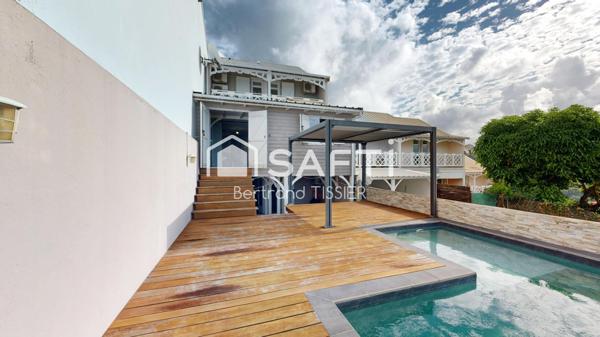 Maison familiale, 4 chambres, vue mer, piscine