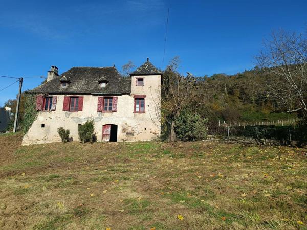 Maison de caractère avec tour, en pierre et lauze, grange, puits, terrain 19400 Argentat