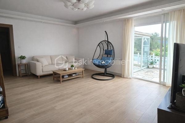 *** MAISON FAMILIALE / TERRAIN CONSTRUCTIBLE  / CALME / SAINT BARTHELEMY D'ANJOU ***

Maison familiale dans un quartier calme de Saint Barthelemy d’Anjou de 260 m² avec vie de plain-pied sur une parcelle de 1280m² et proches des transports et commodités.

La maison se compose au Rdc d'une entrée donnant sur une belle pièce de vie, salon / séjour traversant qui se poursuit sur un jardin clos sans vis à vis arboré avec piscine à rénover.
Une cuisine dinatoire lumineuse donne directement sur la pièce de vie.
Une suite parentale avec salle d’eau ainsi que 4 chambres et une salle de bain supplémentaire complète le RDC pour parfait cette vie de plain-pied.

A l’étage un espace avec 2 chambres et une salle de bain et dressing ainsi qu’une seconde partie composée de 3 chambres, une salle de bain et un espace cuisine pouvant convenir pour une location avec son propre accès indépendant de la maison.

Une belle terrasse exposée sud laissera place à d'agréables moments de convivialité en toute intimités.
La maison possède aussi un garage en sous-sol complet sur la surface totale de la maison pour stationner plusieurs véhicules.

Coté confort, la maison est équipée d'une chaudière à gaz Viessmann.
Travaux de rafraîchissement à prévoir.

Cette maison offre de nombreuses possibilités sur cette grande parcelle de 1280m² entièrement constructibles.
Venez découvrir ce bien, je suis à votre disposition pour tous renseignements et me ferai un plaisir de vous montrer cette charmante maison.

Taxe Foncière 3800€